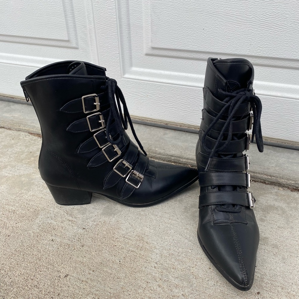 Strange cult coven boots
